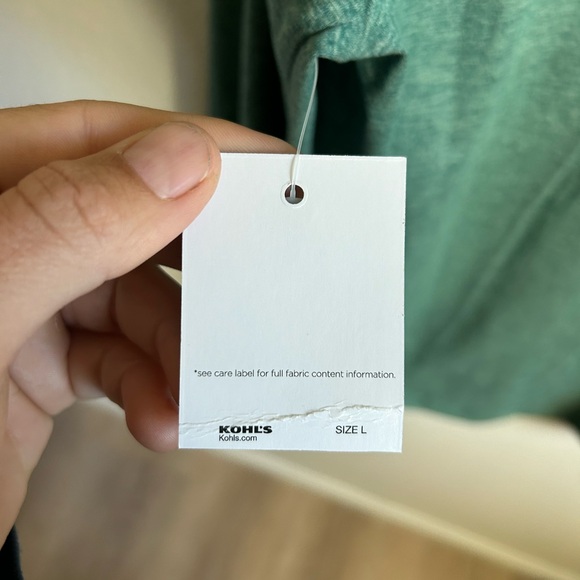 Teak Style Quarter Zip - Teal - Never Worn - Large - Picture 4 of 4